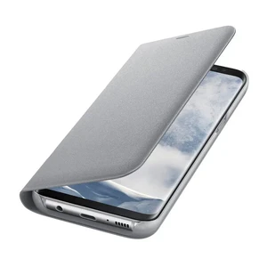 Чехол Samsung LED Wallet Cover Silver для Samsung Galaxy S8 - Фото 4