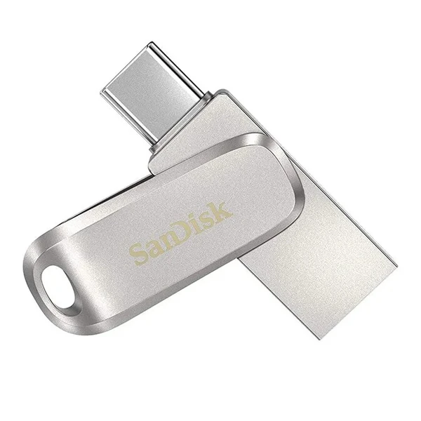 Флешка SanDisk iXpand Ultra Dual Drive Luxe USB Type-C 64GB Silver для iPad | MacBook | Android