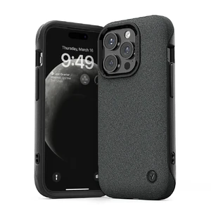 Противоударный чехол с MagSafe VRS Design Case Terra Guard Modern Sand Stone для iPhone 15 Pro