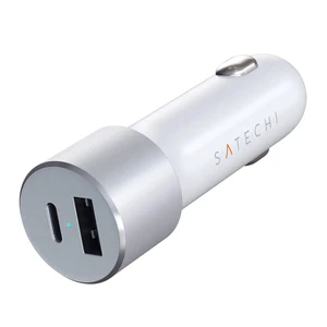 Автомобильное зарядное устройство Satechi Type-C PD Car Charger 72W Space Gray - Фото 3