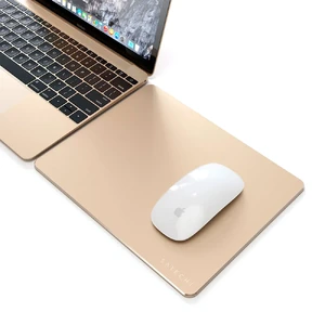 Алюминиевый коврик для мыши Satechi Aluminum Mouse Pad Gold - Фото 4