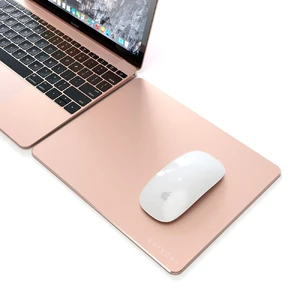 Алюминиевый коврик для мыши Satechi Aluminum Mouse Pad Rose Gold - Фото 4