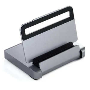 Хаб-подставка Satechi Aluminum Stand & Hub Space Grey для iPad | MacBook - Фото 2