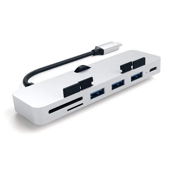 Хаб Satechi Aluminum Type-C Clamp Hub Pro для iMac