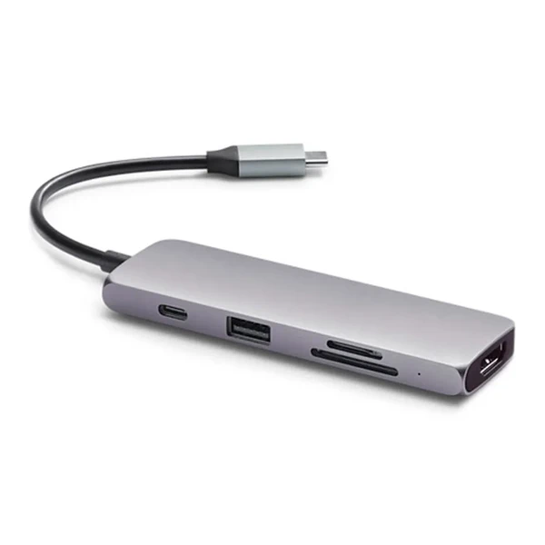 Багатопортовий хаб (адаптер) Satechi Aluminum USB-C Multiport Pro для MacBook | iMac | iPad у Броварах
