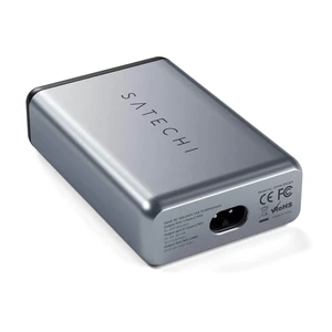 Быстрое зарядное устройство (сетевой адаптер) Satechi Dual Type-C PD Travel Charger 75W (EU) - Фото 3