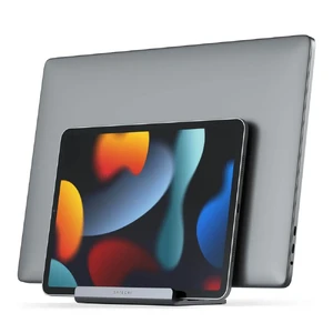 Алюмінієва підставка Satechi Dual Vertical Laptop Stand для MacBook | iPad