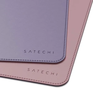 Большой коврик для мыши и клавиатуры (двухсторонний) Satechi Eco-Leather Deskmate Pink | Purple - Фото 5