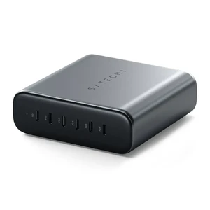 Зарядний пристрій Satechi USB-C 6-Port PD GaN Charger 200W - Фото 2