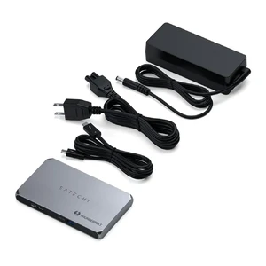 Хаб (адаптер) Satechi Thunderbolt 4 Slim HUB US для MacBook | iMac | iPad - Фото 4