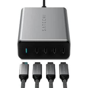 Зарядний пристрій Satechi USB-C 4-Port PD GaN Charger 165W - Фото 2