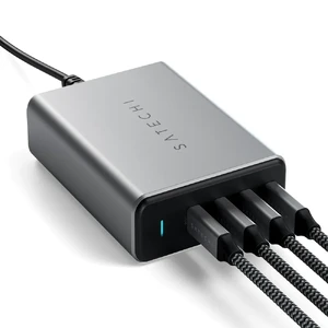 Зарядний пристрій Satechi USB-C 4-Port PD GaN Charger 165W - Фото 3