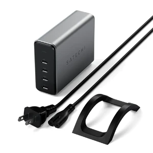 Зарядний пристрій Satechi USB-C 4-Port PD GaN Charger 165W - Фото 4
