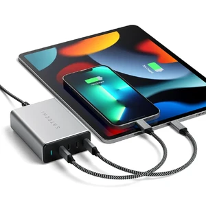 Зарядний пристрій Satechi USB-C 4-Port PD GaN Charger 165W - Фото 6