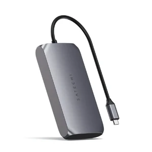 Хаб Satechi USB-C Multimedia Adapter M1 Space Gray для MacBook iPad - Фото 2