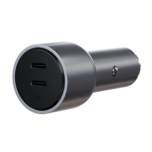 Автомобильное зарядное устройство Satechi с двойным USB-C PD 40W - Фото 3