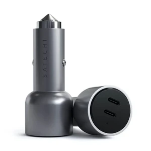 Автомобильное зарядное устройство Satechi с двойным USB-C PD 40W - Фото 2