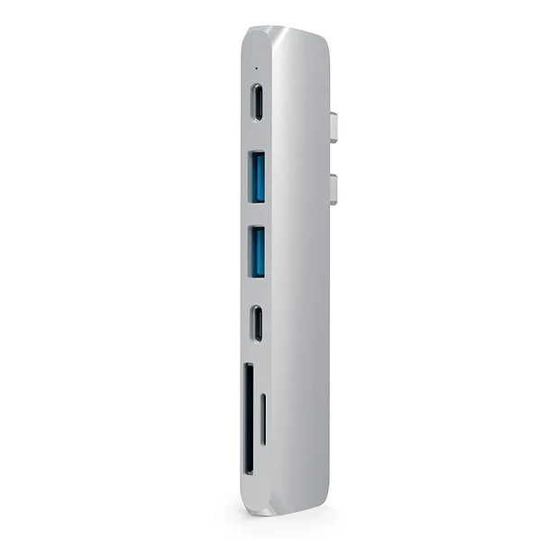 Алюмінієвий USB-хаб Satechi USB-C Pro Hub Silver у Броварах