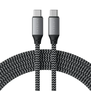 Нейлоновий кабель Satechi USB-C to USB-C Charging Cable 2m ST-TCC2M - Фото 1