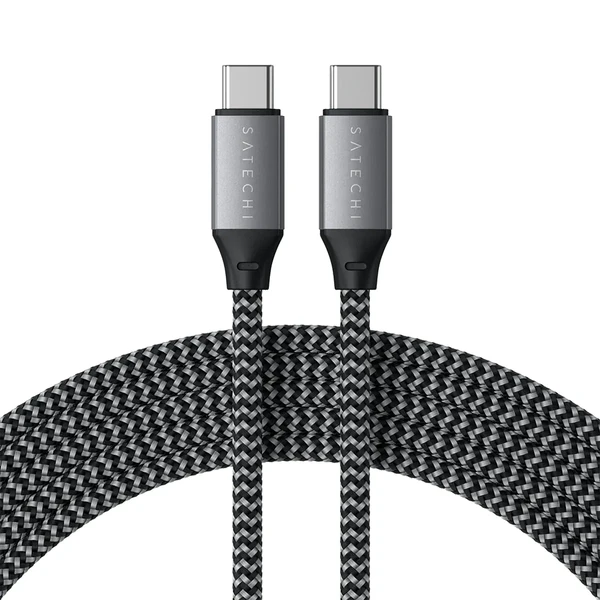 Нейлоновий кабель Satechi USB-C to USB-C Charging Cable 2m