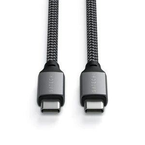 Нейлоновий кабель Satechi USB-C to USB-C Charging Cable 2m - Фото 3