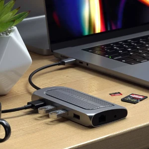 Хаб (адаптер) Satechi USB4 Multiport Adapter with 8K HDMI для MacBook | iMac | iPad - Фото 6