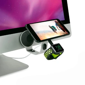Магнитный держатель Scosche MagicMount Pro Home | Office Silver для смартфонов с креплением для Apple Watch - Фото 4