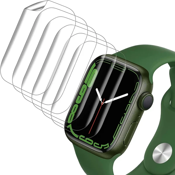 Захисна плівка iLoungeMax Hydrogel Clear (6 шт.) для Apple Watch 7 45 mm у Дніпрі