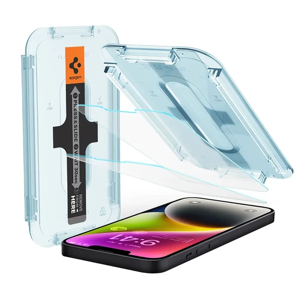Захисне скло Spigen Screen Protector EZ FIT GLAS.tR для iPhone 14 | 13 | 13 Pro (2 шт.) у Хмельницькому