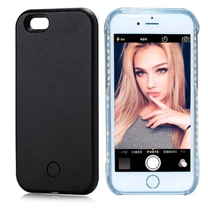 Селфи-чехол с подсветкой iLoungeMax Selfie Black для iPhone SE 3 | SE 2 | 8 | 7 | 6s | 6  - Фото 1