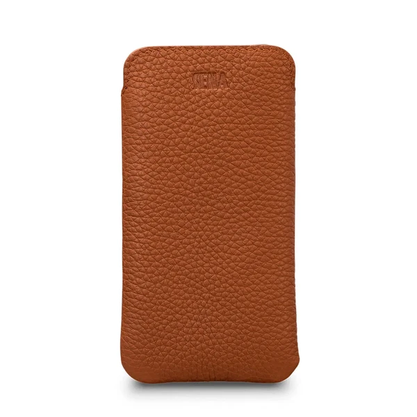 Шкіряний чохол-кишеня Sena UltraSlim Tan для iPhone 12 | 12 Pro
