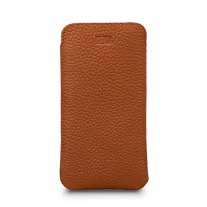 Шкіряний чохол-кишеня Sena UltraSlim Tan для iPhone 12 mini