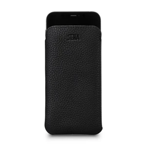 Чорний шкіряний чохол-кишеня Sena UltraSlim Black для iPhone 12 | 12 Pro - Фото 2