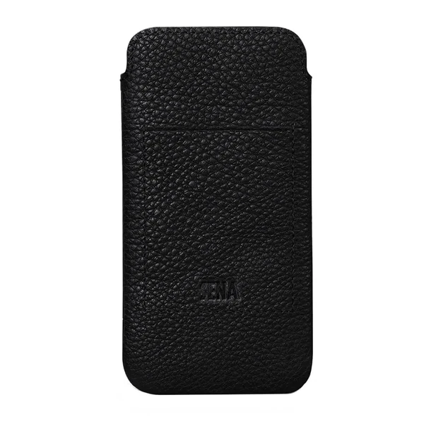 Шкіряний чохол-кишеня Sena UltraSlim Wallet Black для iPhone 12 | 12 Pro