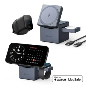 Док-станция Anker 3-in-1 Cube with MagSafe для iPhone Apple Watch | AirPods 15 W - Фото 2