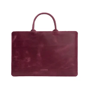 Шкіряний чохол-сумка INCARNE Stem Bordeaux для MacBook Air 13" M3 | M2 | M1 (2018-2024)  - Фото 1