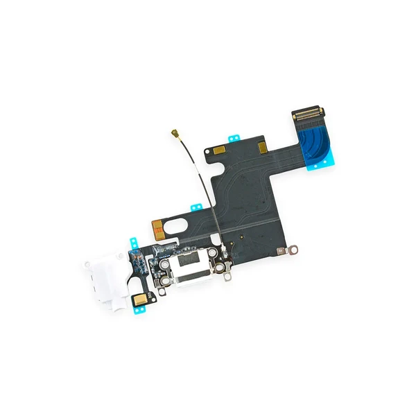 Шлейф з роз'ємом зарядки Lightning + роз'єм аудіо (White) для iPhone 6 у Вінниці