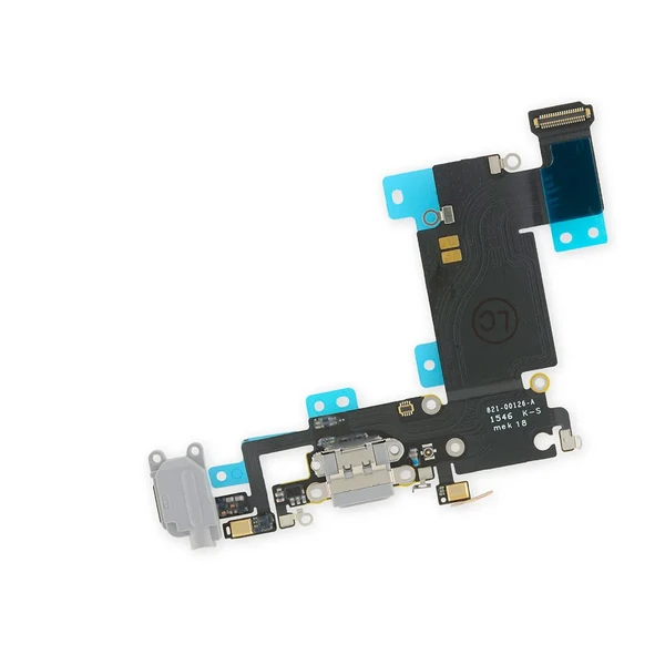 Шлейф с разъемом зарядки Lightning + разъем аудио (Gray) для iPhone 6s Plus в Луцке