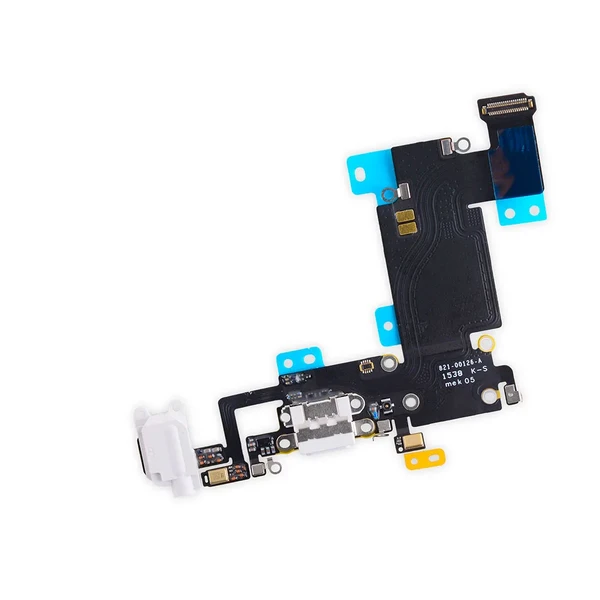 Шлейф с разъемом зарядки Lightning + разъем аудио (White) для iPhone 6s Plus в Луцке