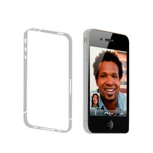 Біла бічна захисна плівка iLoungeMax для iPhone 4 | 4S