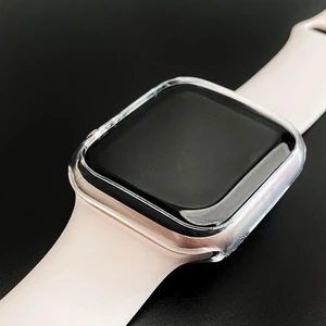 Тонкий прозрачный TPU чехол oneLounge SilicolDots для Apple Watch SE 2 | SE | 6 | 5 | 4 40mm - Фото 5