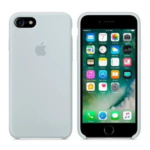 Силиконовый чехол iLoungeMax Silicone Case Mist Blue для iPhone SE 3 | SE 2 | 8 | 7 OEM - Фото 3