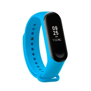Силиконовый ремешок iLoungeMax для фитнес-браслета Xiaomi Mi Band 3 | 4 Sky Blue  - Фото 1