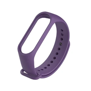 Силіконовий ремінець iLoungeMax для фітнес-браслета Xiaomi Mi Band 3 | 4 Purple - Фото 2