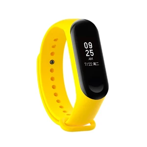 Силіконовий ремінець iLoungeMax для фітнес-браслета Xiaomi Mi Band 3 | 4 Yellow  - Фото 1