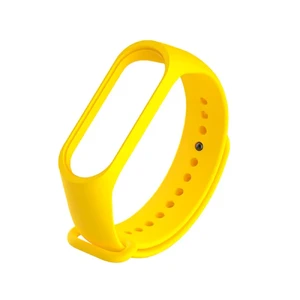 Силіконовий ремінець iLoungeMax для фітнес-браслета Xiaomi Mi Band 3 | 4 Yellow - Фото 2
