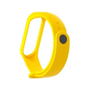 Силіконовий ремінець iLoungeMax для фітнес-браслета Xiaomi Mi Band 3 | 4 Yellow - Фото 3