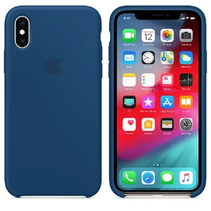 Силиконовый чехол iLoungeMax Silicone Case Blue Horizon для iPhone X | XS OEM (MTF92) - Фото 2