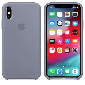 Силиконовый чехол iLoungeMax Silicone Case Lavender Gray для iPhone X | XS OEM - Фото 3