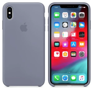Силиконовый чехол iLoungeMax Silicone Case Lavender Gray для iPhone XS Max OEM (MTFH2) - Фото 3
